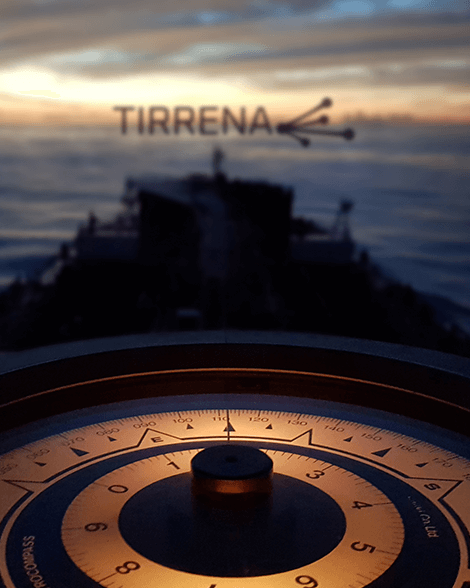 Nave Tirrena in navigazione